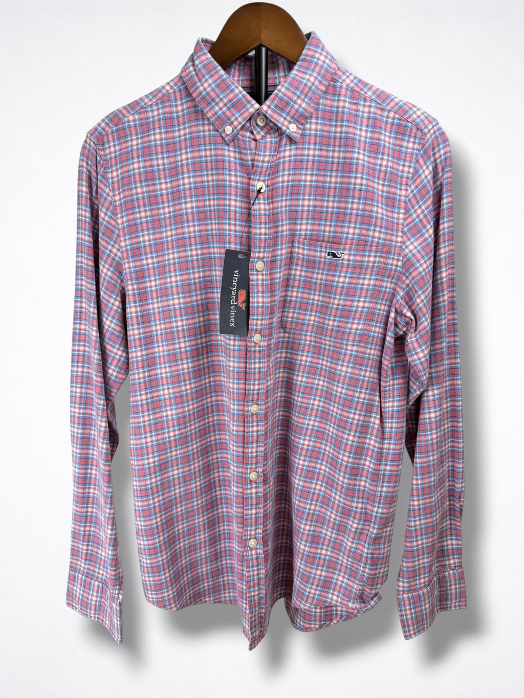 Camisa Vineyard Vines Classic Fit Manga Larga Talla S