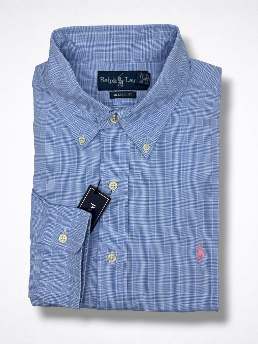 Camisa Polo Ralph Lauren Classic Fit Manga Larga Talla L