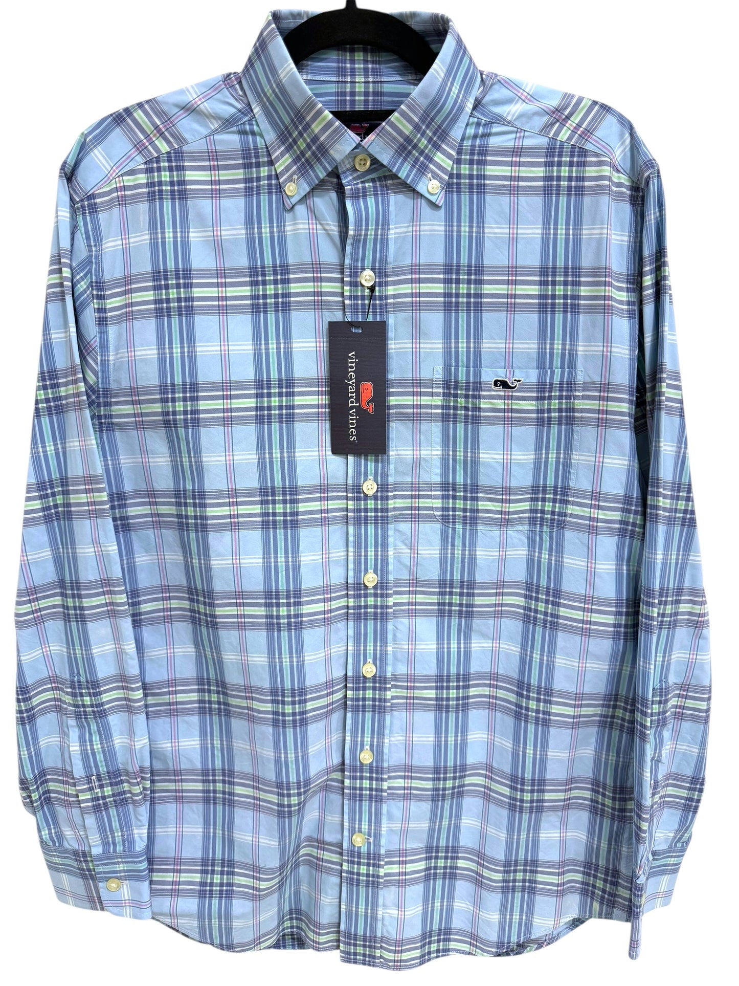 Camisa Vineyard Vines Classic Fit Manga Larga Talla S