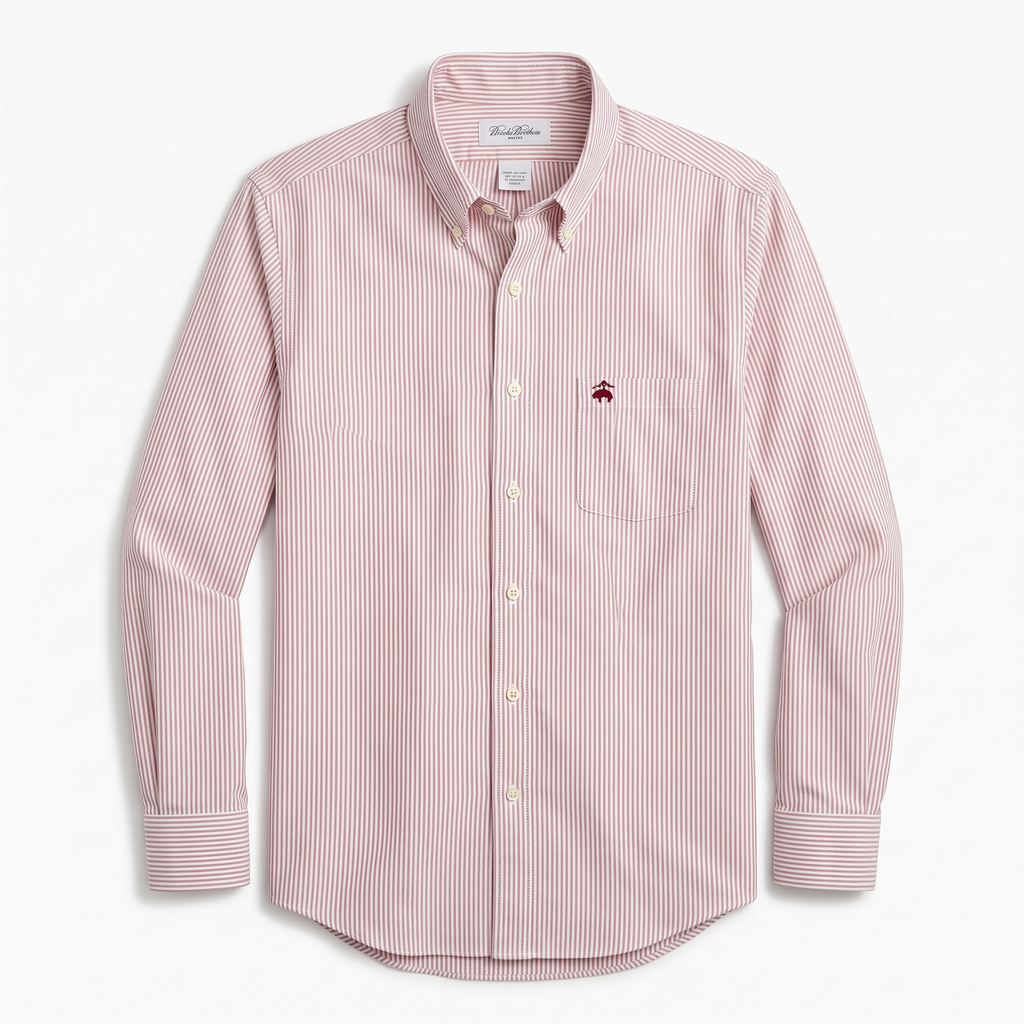 Camisa Brooks Brothers Classic Fit manga larga talla XL