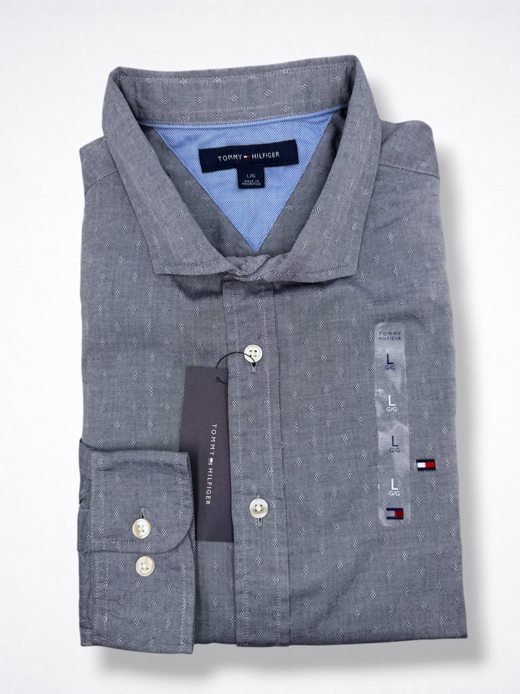 Camisa Tommy Hilfiger Classic Fit Manga Larga Talla L