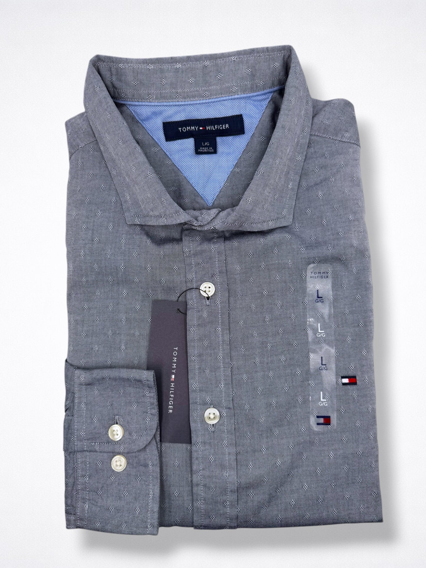 Camisa Tommy Hilfiger Classic Fit Manga Larga Talla L