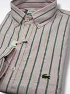 Camisa Lacoste Slim Fit Manga Larga Talla M