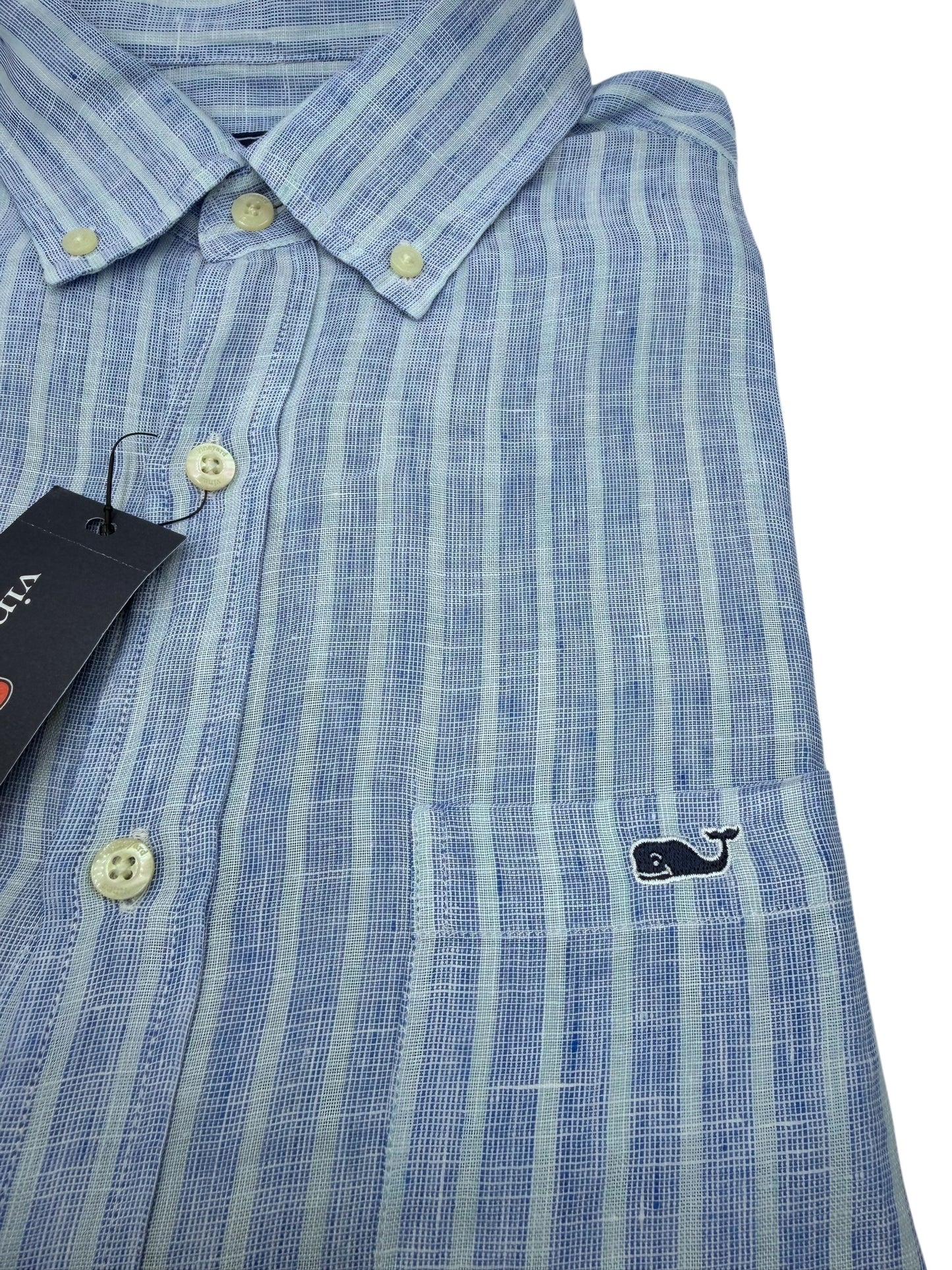 Camisa Vineyard Vines Classic Fit Manga Corta Talla M