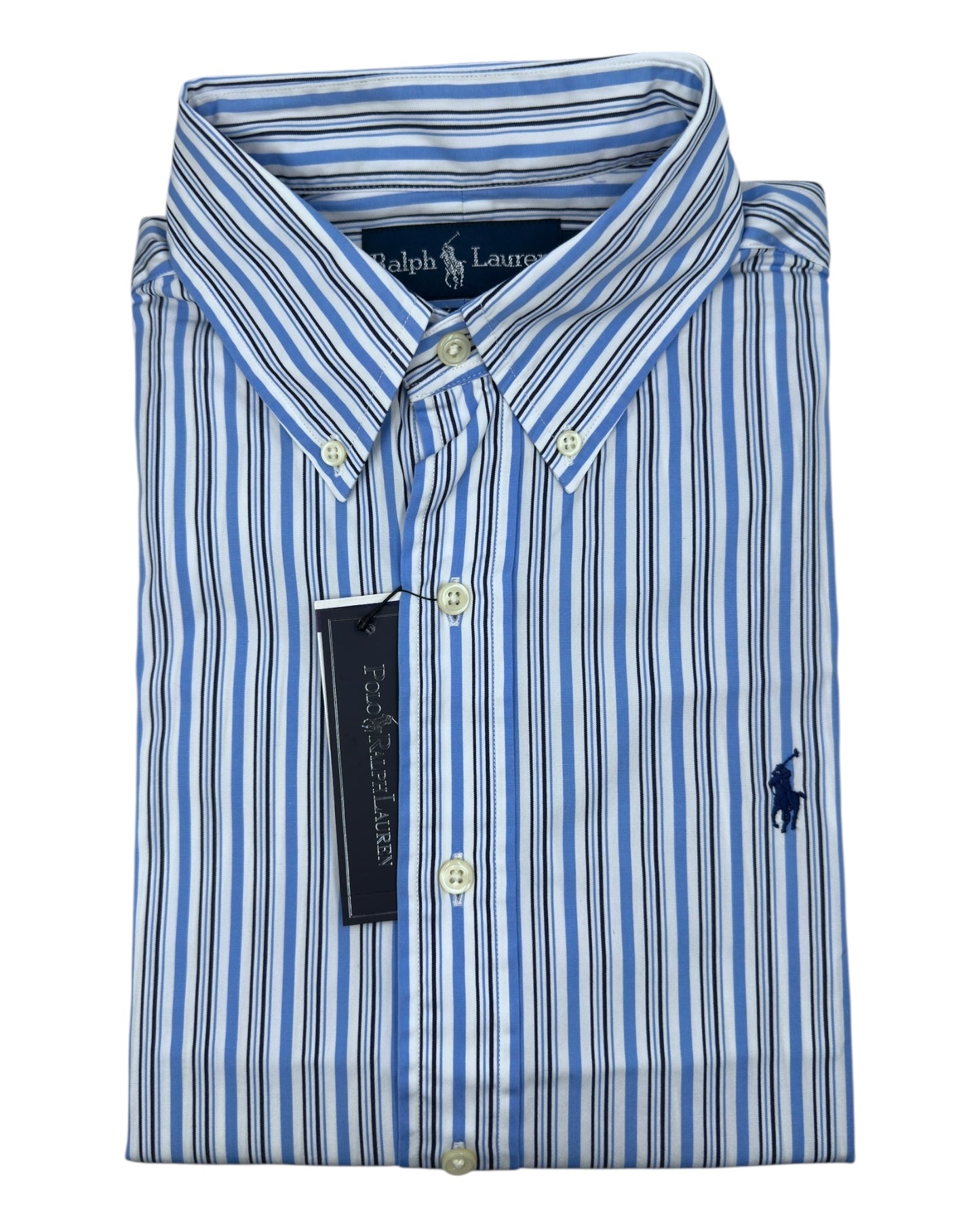 Camisa Polo Ralph Lauren Custom Fit Manga Larga Talla M