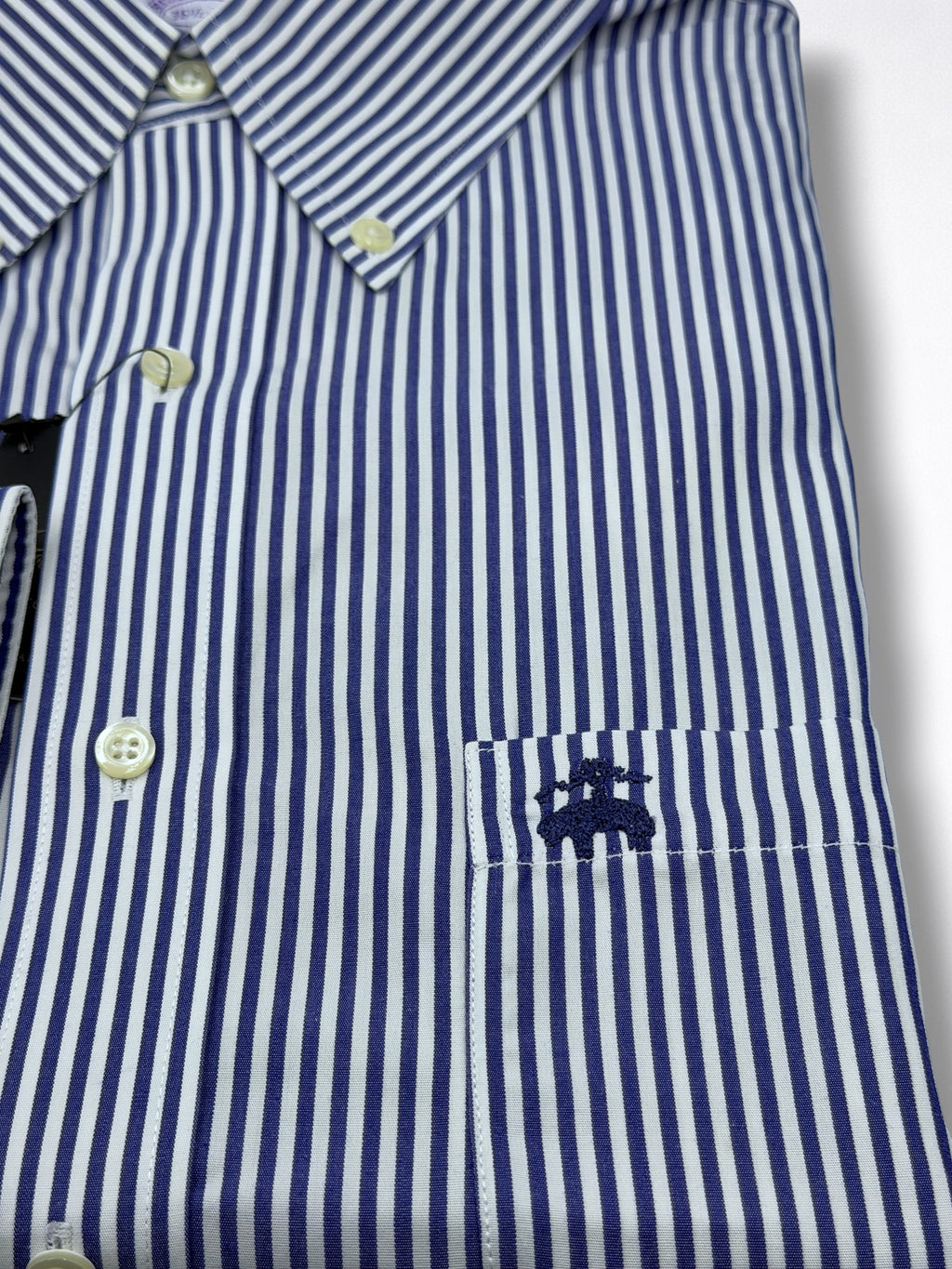 Camisa Brooks Brothers Classic Fit Manga Larga Talla L