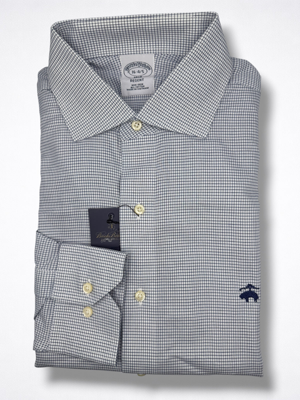 Camisa Brooks Brothers Classic Fit Manga Larga 34/35 Talla L