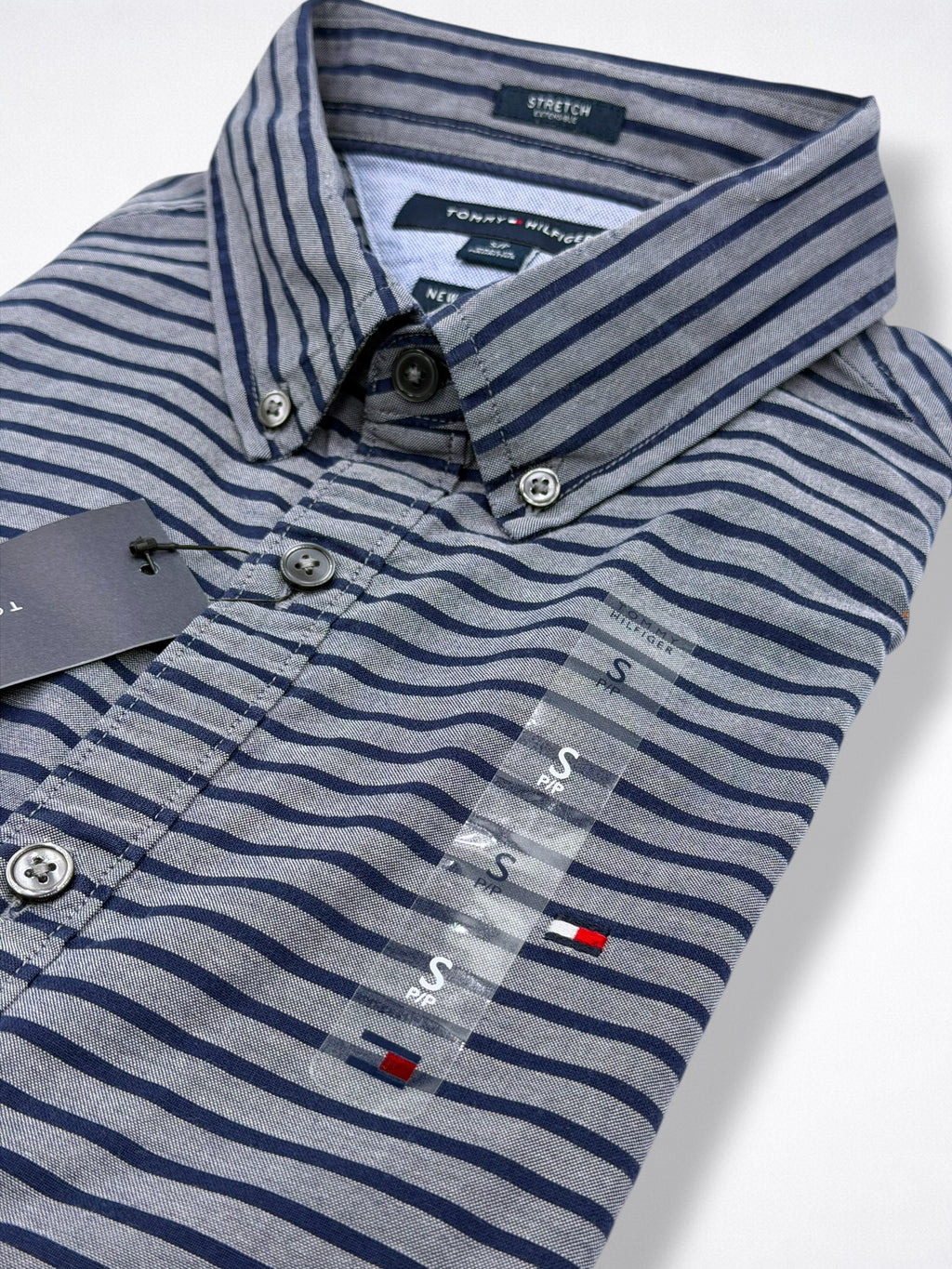 Camisa Tommy Hilfiger Stretch Manga Corta Talla S