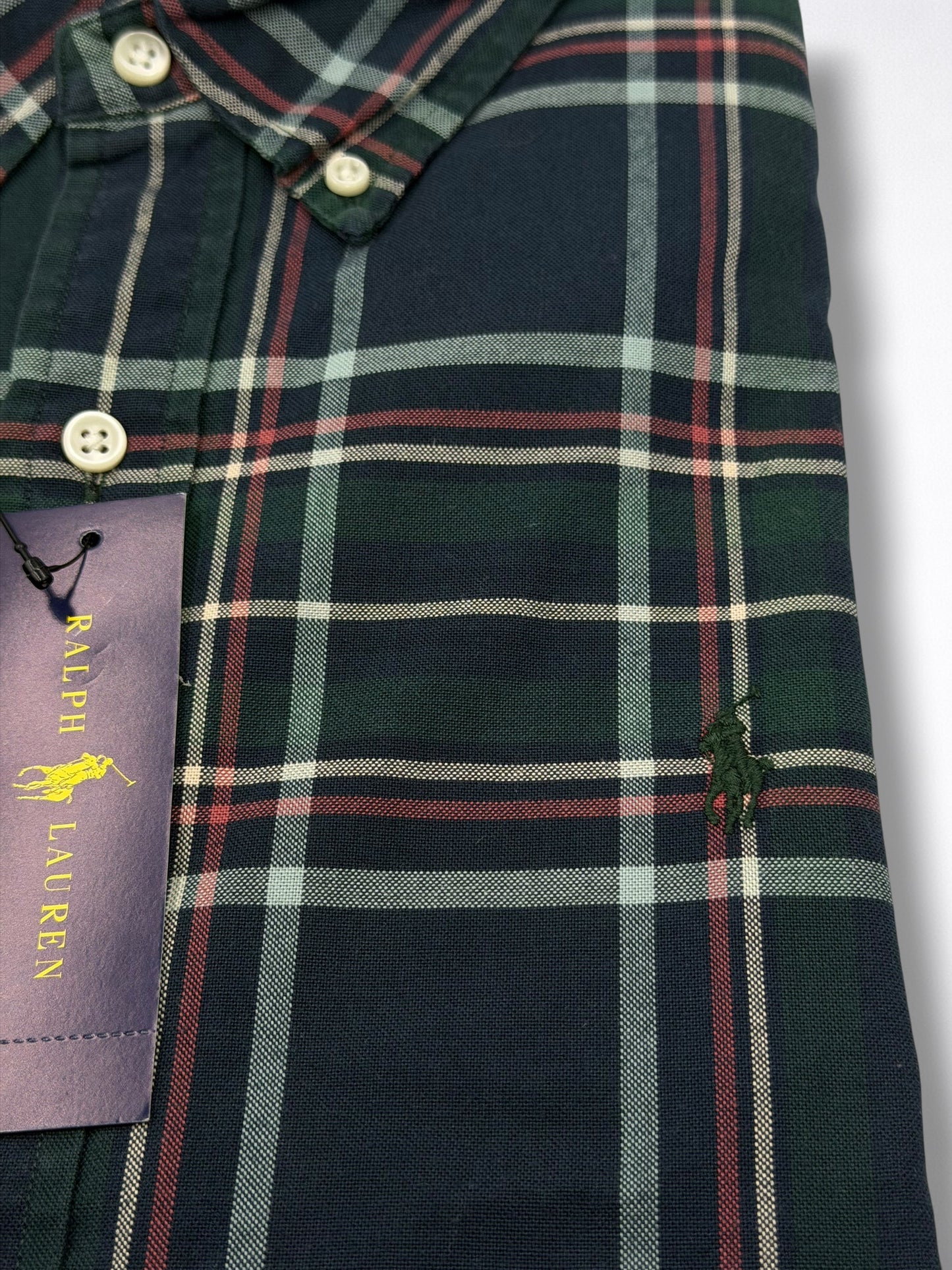 Camisa Polo Ralph Lauren Classic Fit Manga Larga Talla L