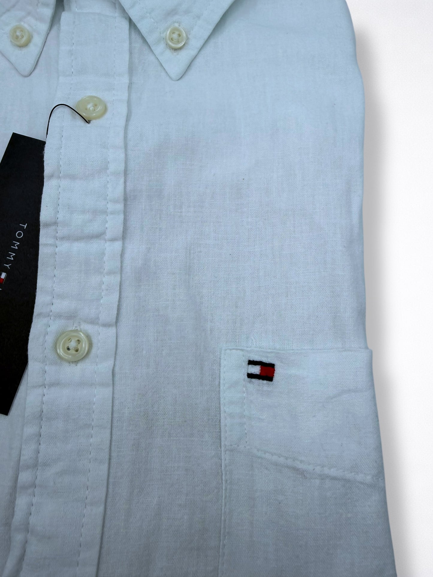Camisa Tommy Hilfiger Custom Fit Manga Corta Talla L