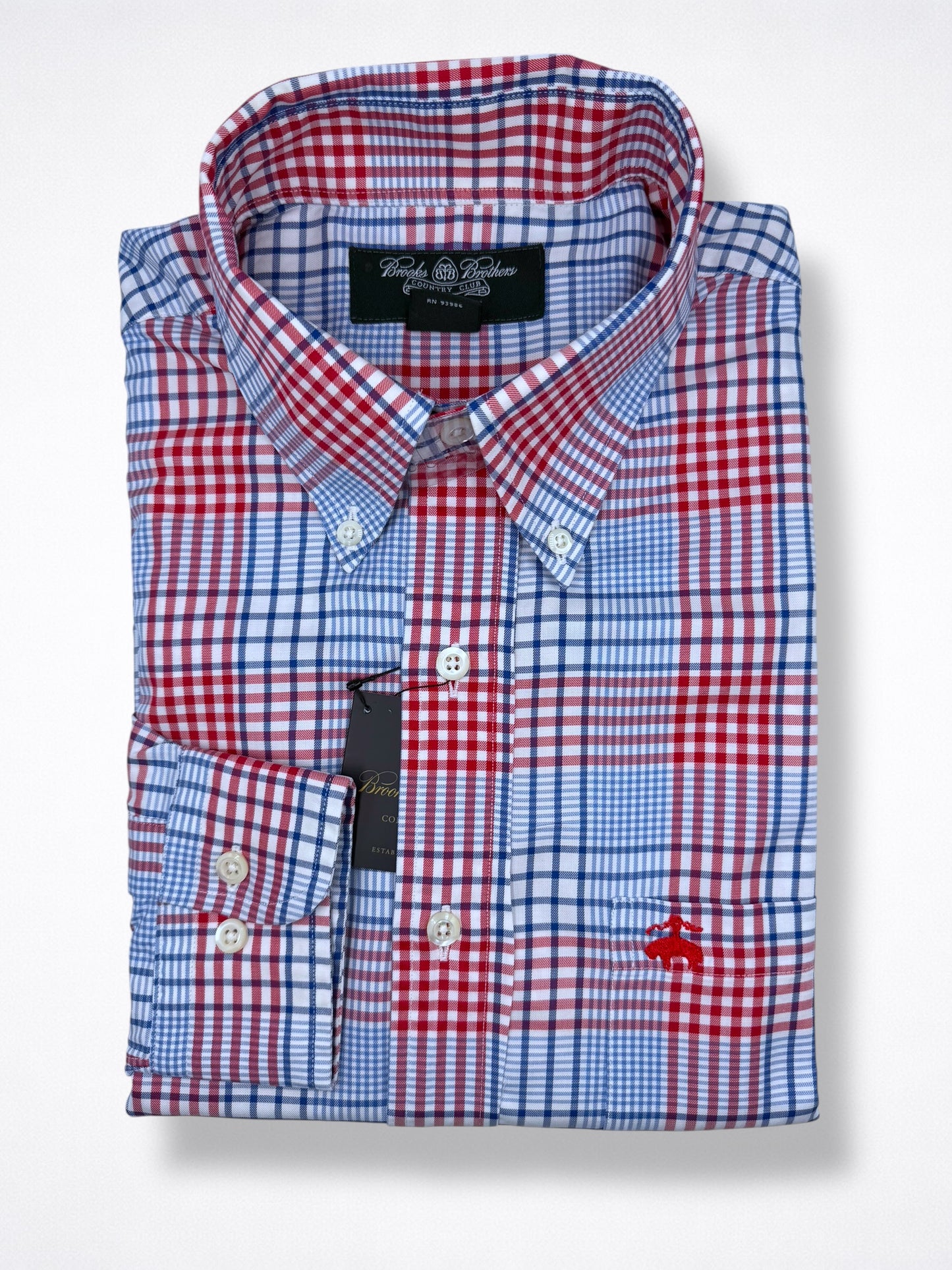 Camisa Brooks Brothers Classic Fit Manga Larga Talla M
