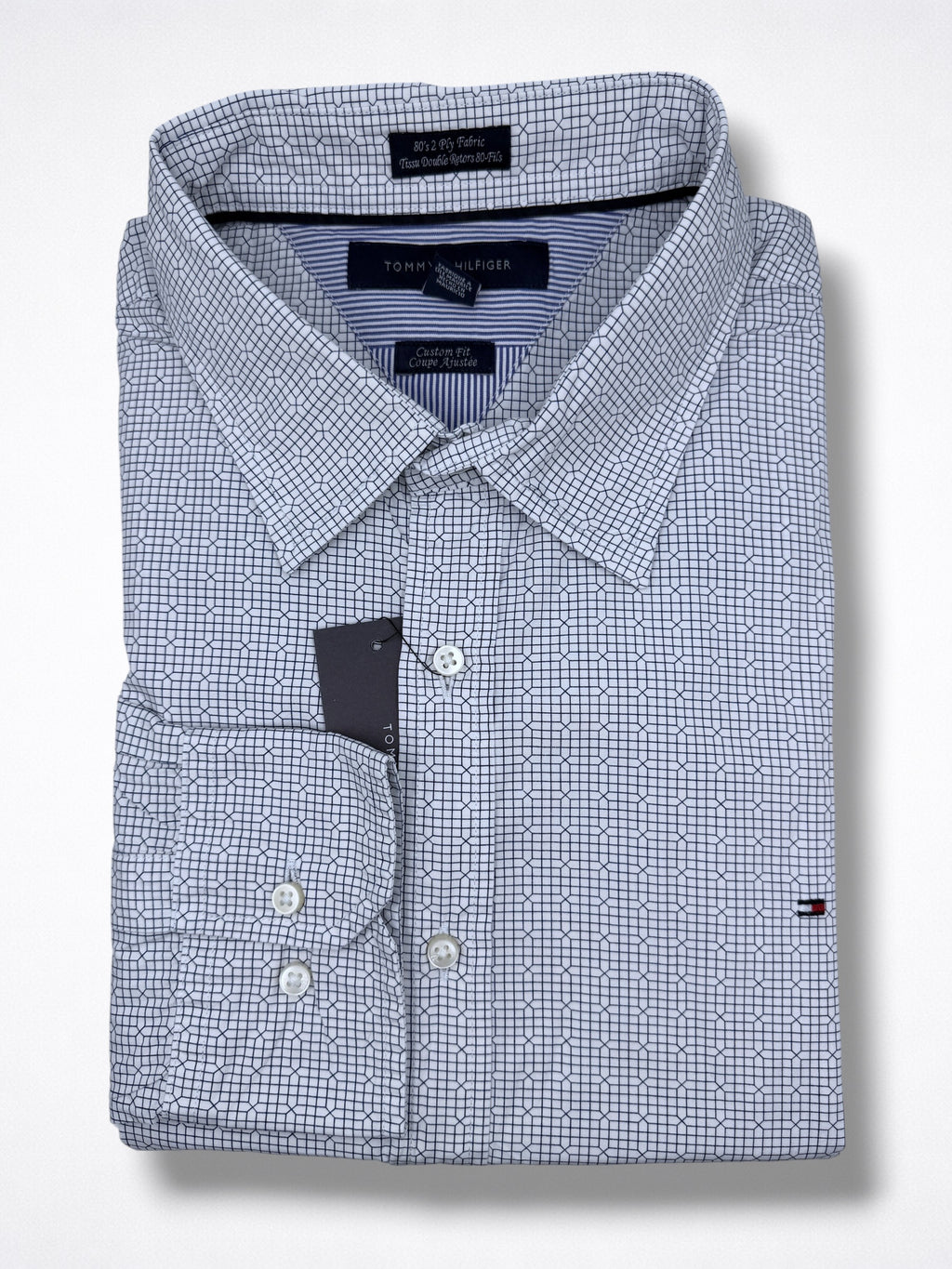 Camisa Tommy Hilfiger Custom Fit Manga Larga Talla XL