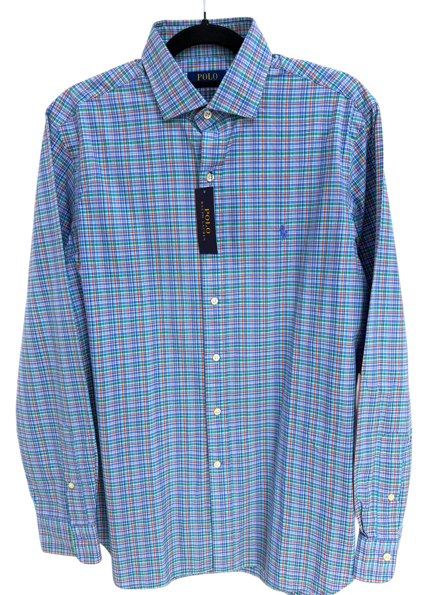 Camisa Polo Ralph Lauren Custom Fit Manga Larga Talla M