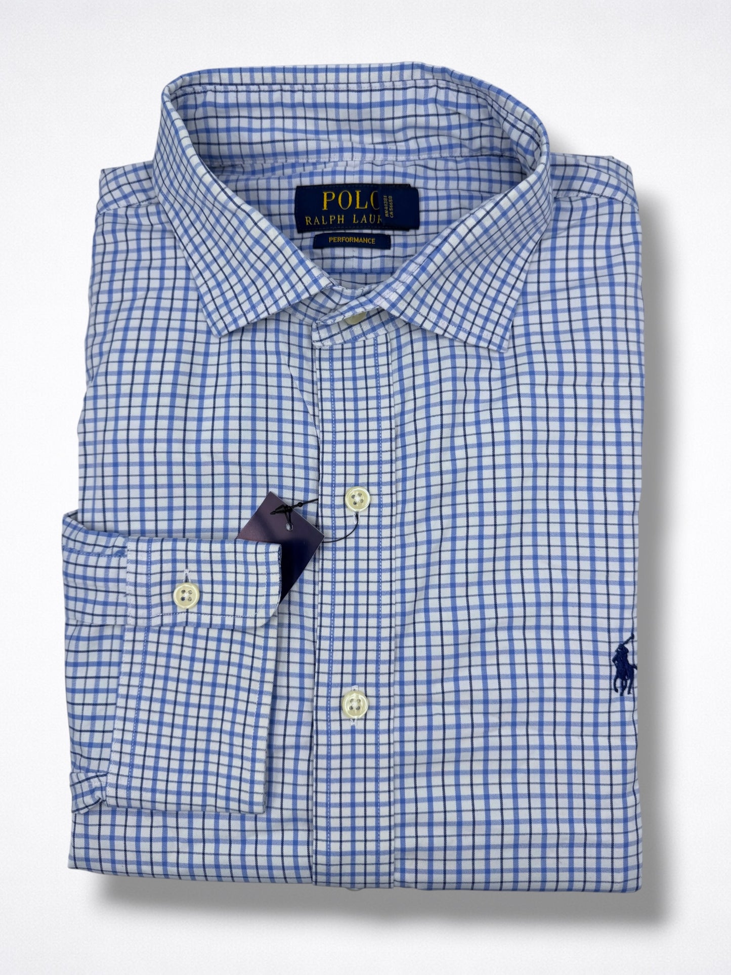 Camisa Polo Ralph Lauren Classic Fit Manga Larga Talla L