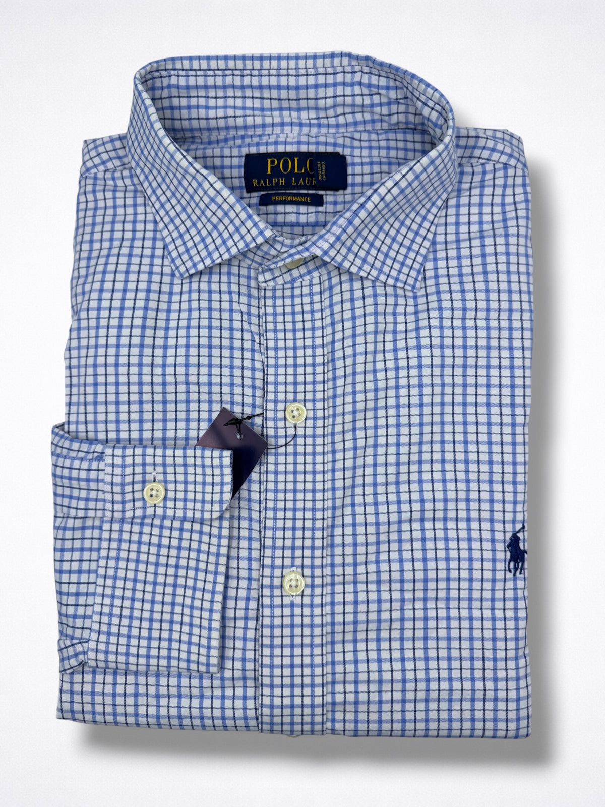 Camisa Polo Ralph Lauren Classic Fit Manga Larga Talla L