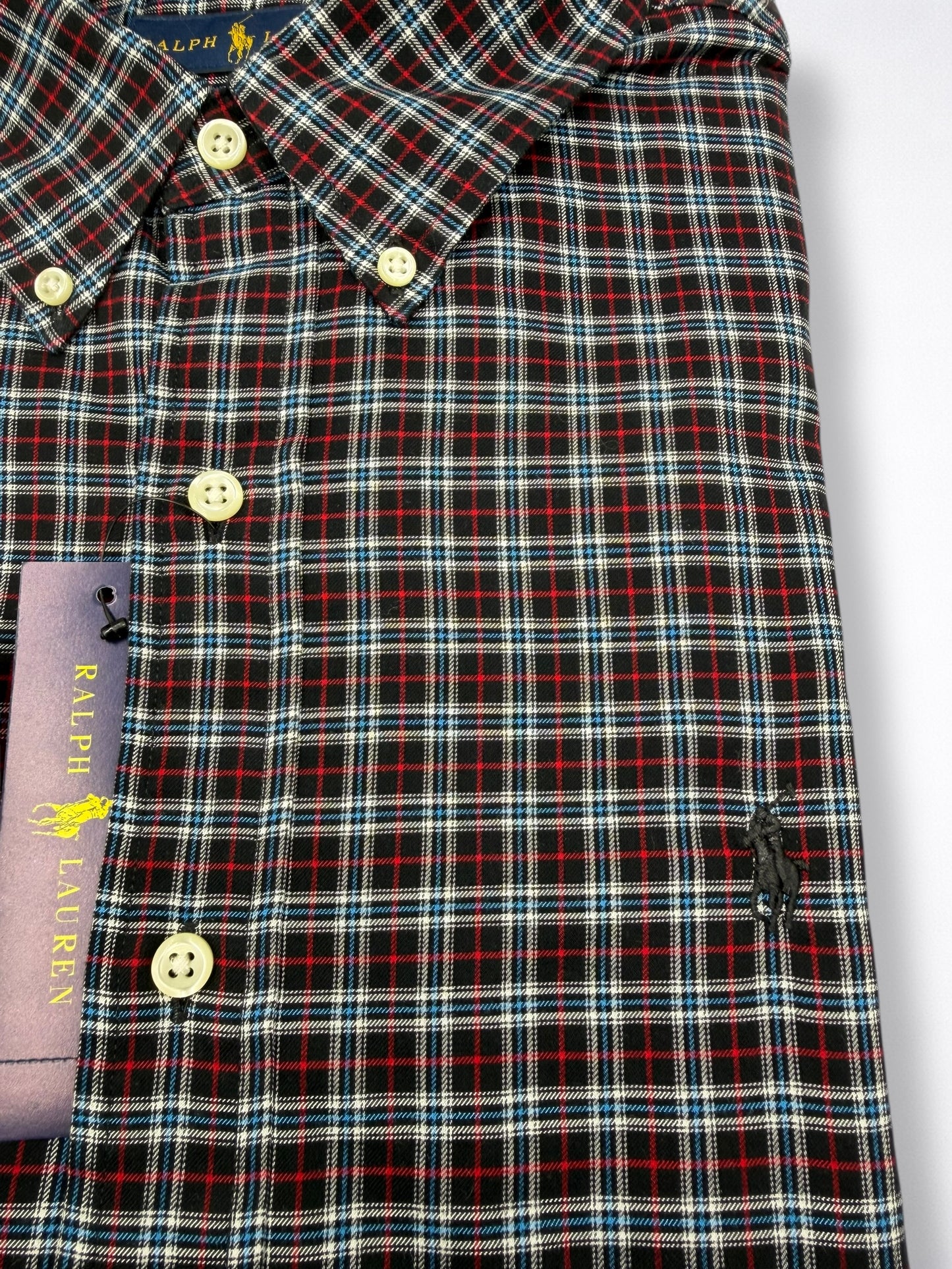 Camisa Polo Ralph Lauren Classic Fit Manga Larga Talla L