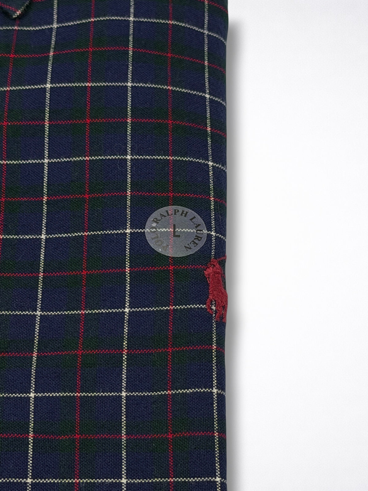 Camisa Polo Ralph Lauren Classic Fit manga larga talla L