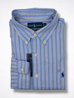 Camisa  Polo Ralph Lauren 17 Custom Fit Manga Larga 34/35 Talla XL
