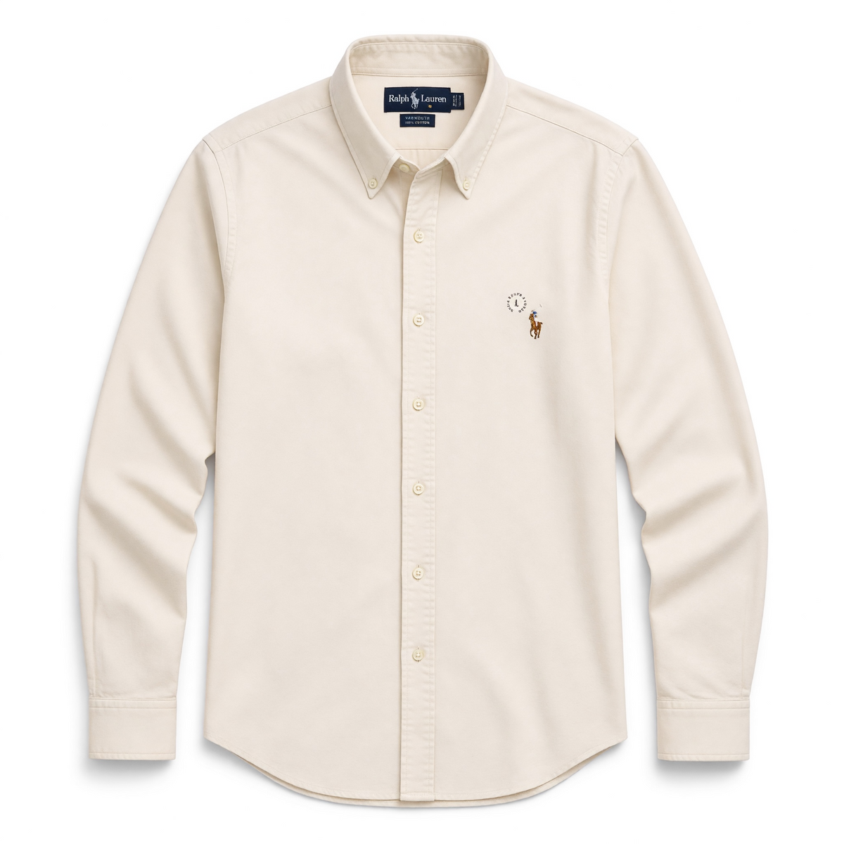 Camisa Polo Ralph Lauren Classic Fit manga larga talla L
