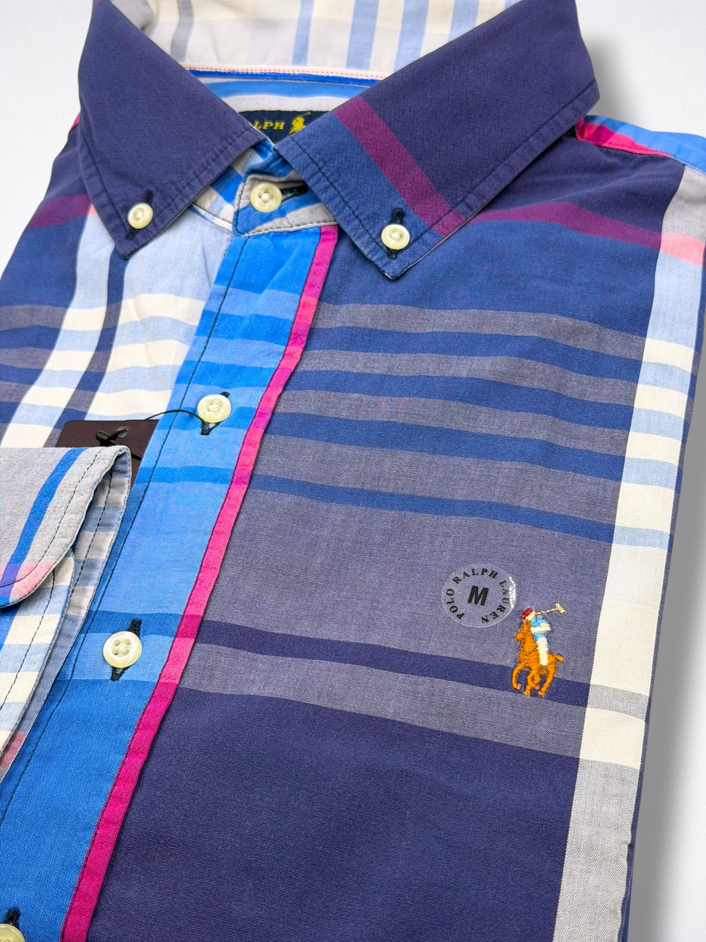 Camisa Polo Ralph Lauren Classic Fit Manga Larga Talla M