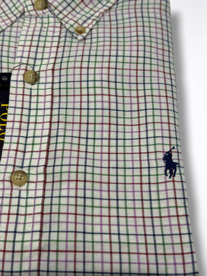 Camisa Polo Ralph Lauren Classic Fit Manga Larga Talla L