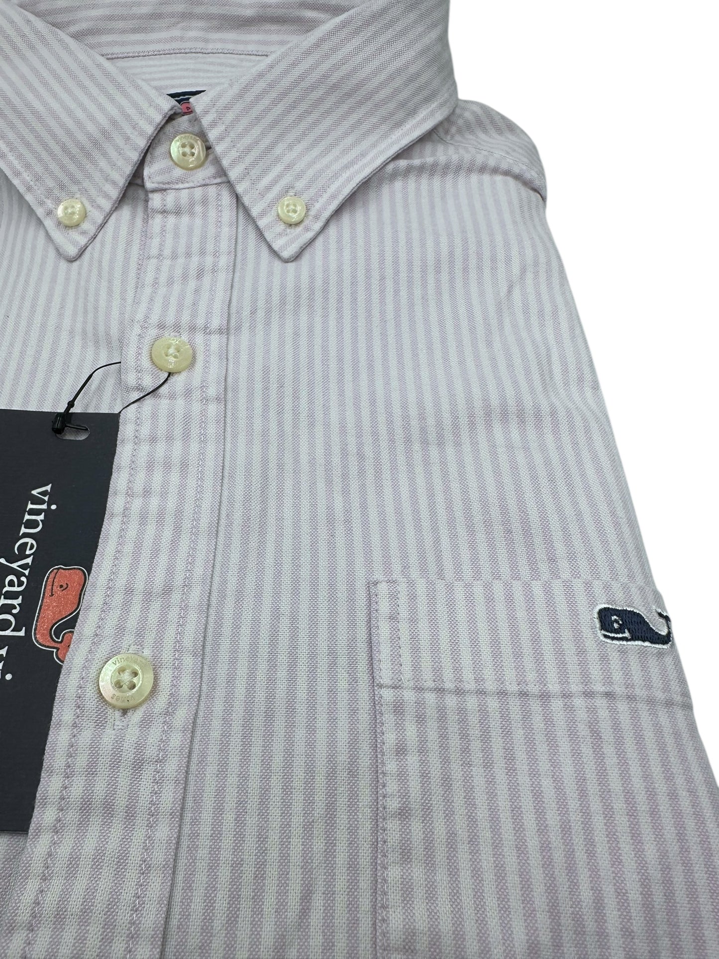 Camisa Vineyard Vines Custom Fit Manga Larga Talla M