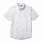 Camisa Tommy Hilfiger Slim fit manga corta talla L, modelo reducido, sirve para talla M