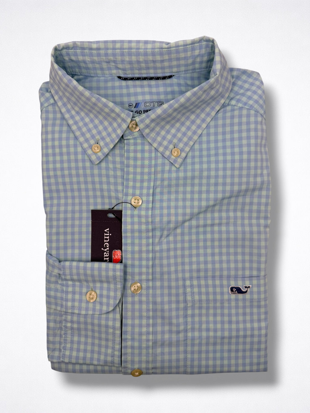 Camisa Vineyard Vines Classic Fit Manga Larga Talla S
