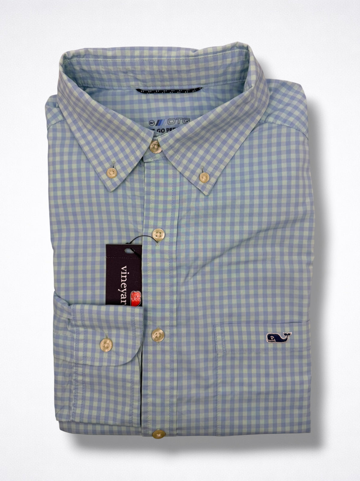 Camisa Vineyard Vines Classic Fit Manga Larga Talla S