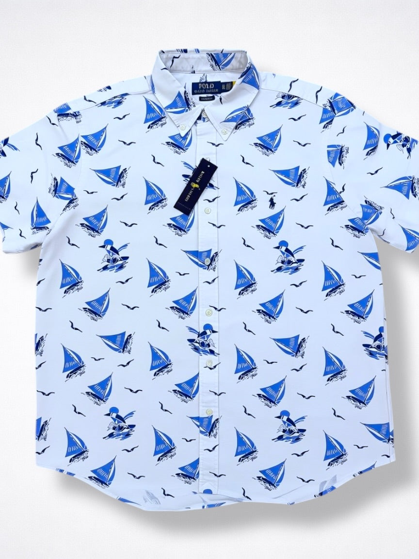Camisa Polo Ralph Lauren Classic Fit Manga Corta Talla XL