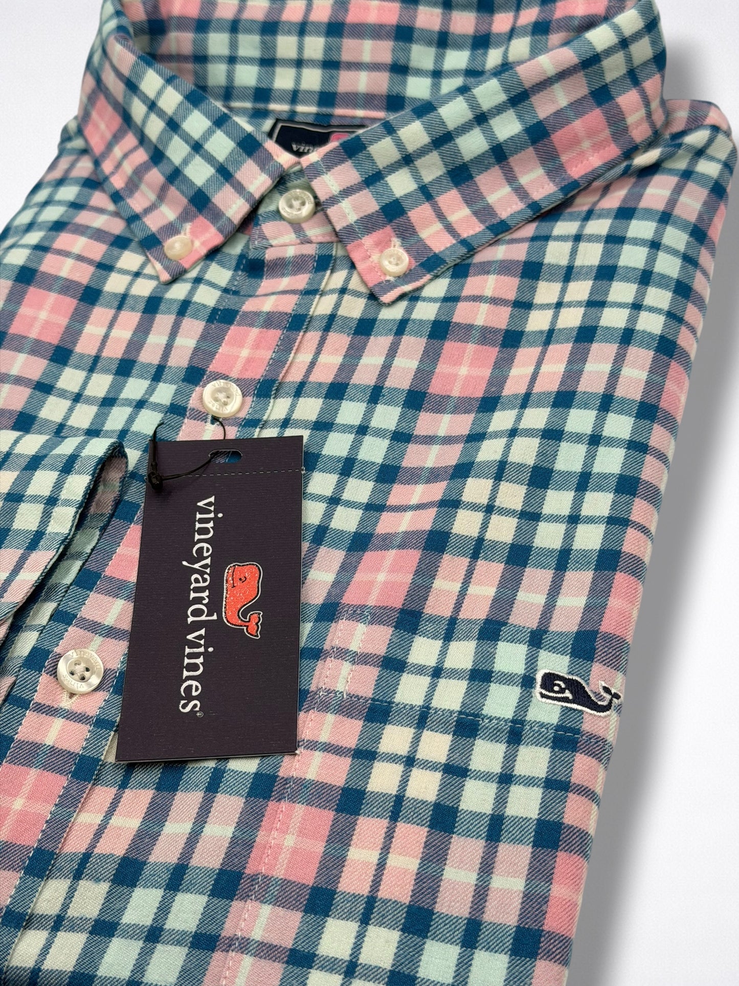 Camisa Vineyard Vines Classic Fit Manga Larga Talla XL