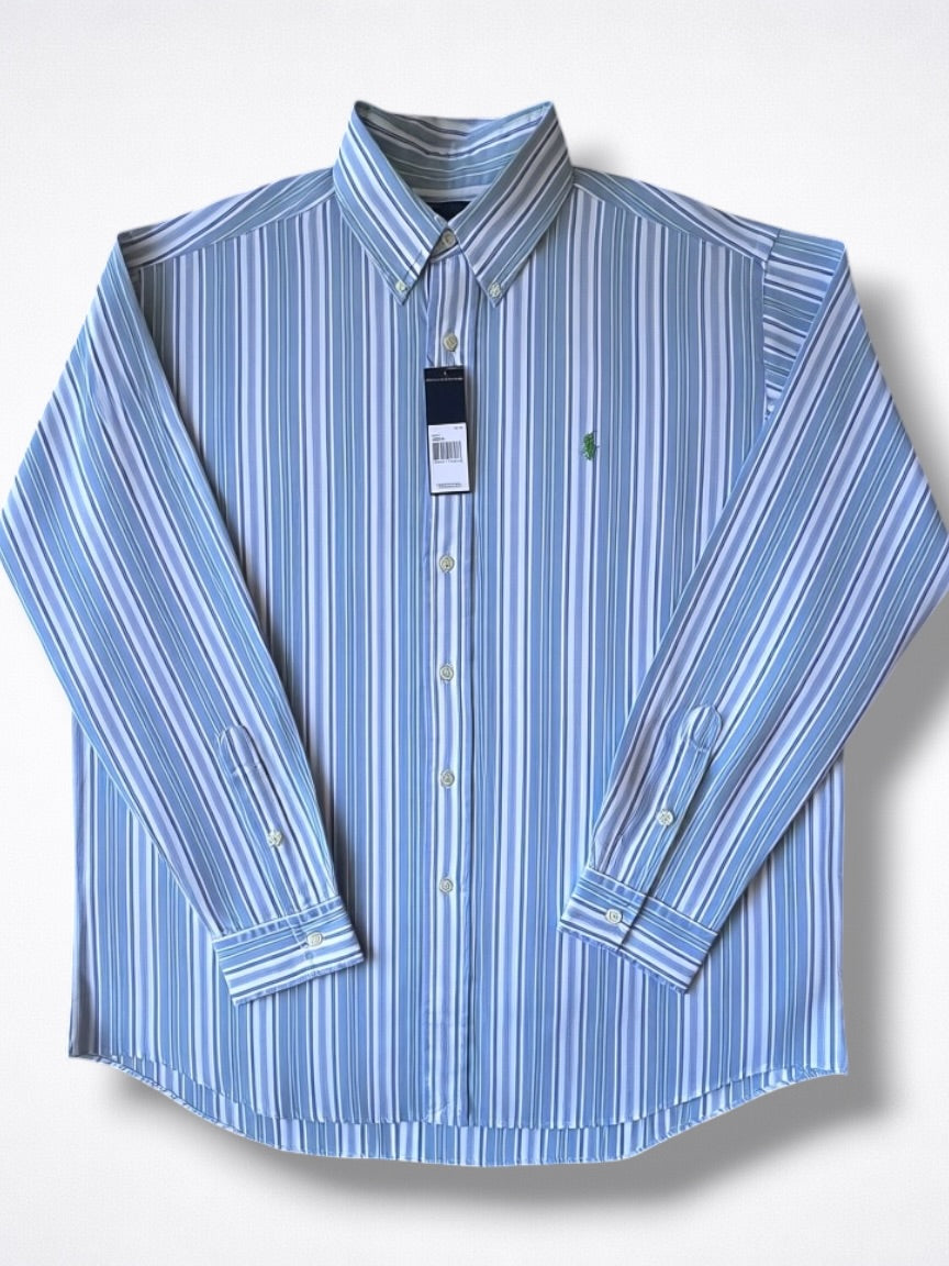 Camisa Polo Ralph Lauren Classic Fit Manga Larga Talla XL