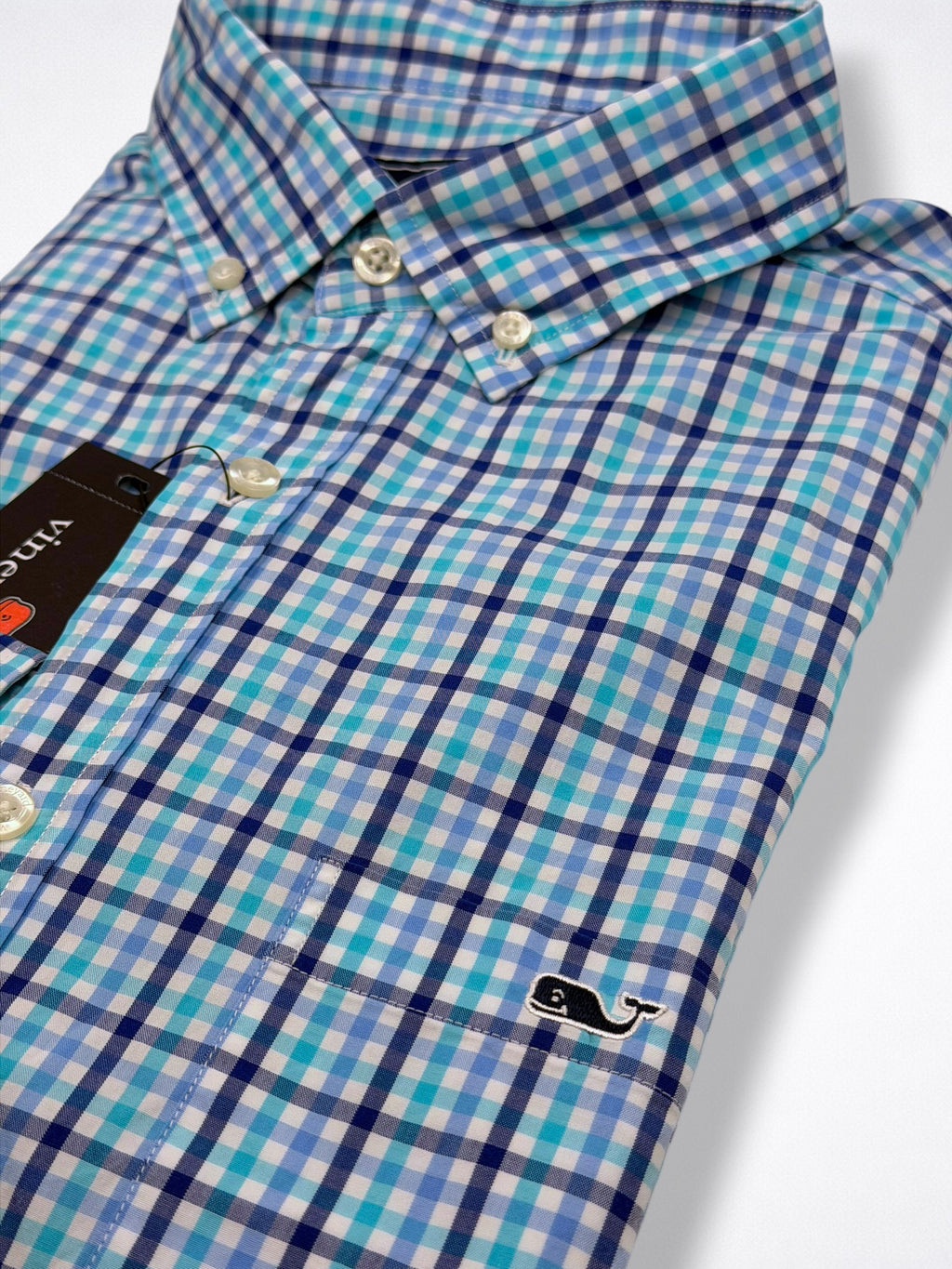 Camisa Vineyard Vines Classic Fit Manga Larga Talla L