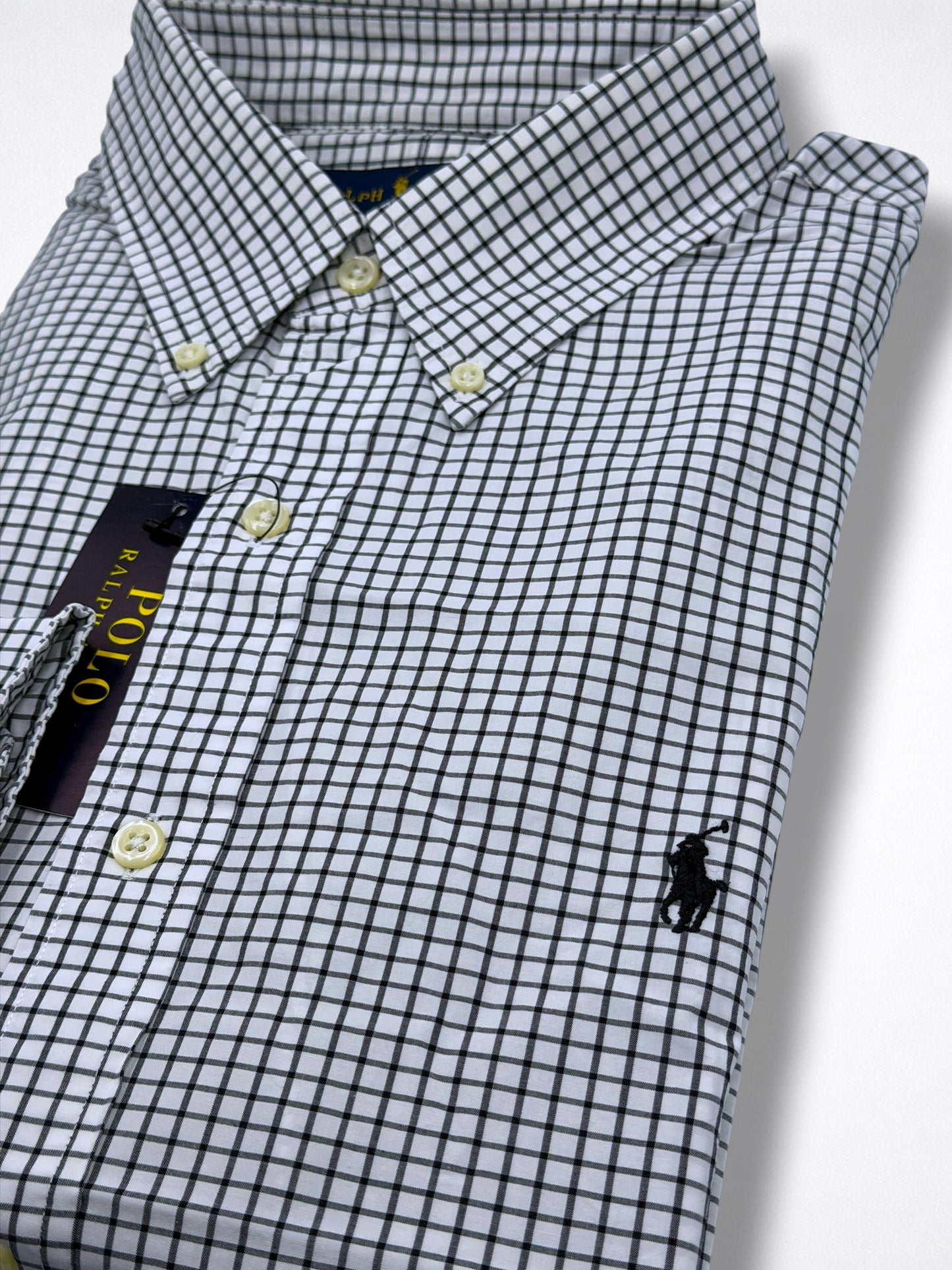 Camisa Polo Ralph Lauren Slim Fit Manga Larga Talla XL