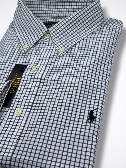 Camisa Polo Ralph Lauren Slim Fit Manga Larga Talla XL