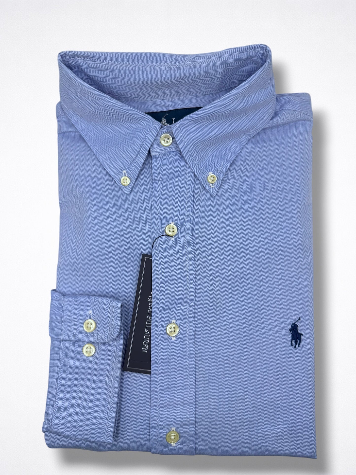 Camisa Polo Ralph Lauren Classic Fit Manga Larga Talla L