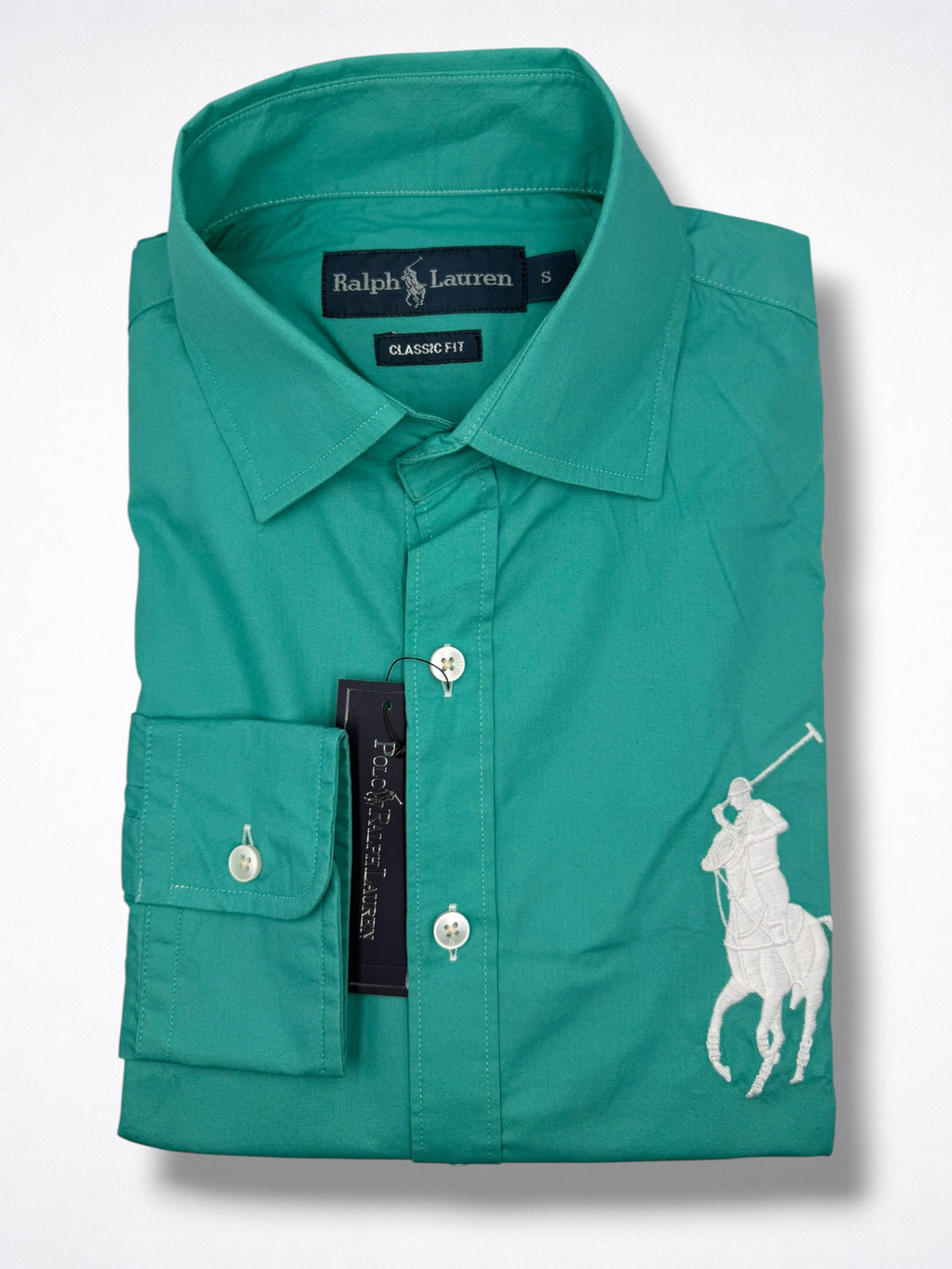 Camisa Polo Ralph Lauren Classic Fit Manga Larga Talla S