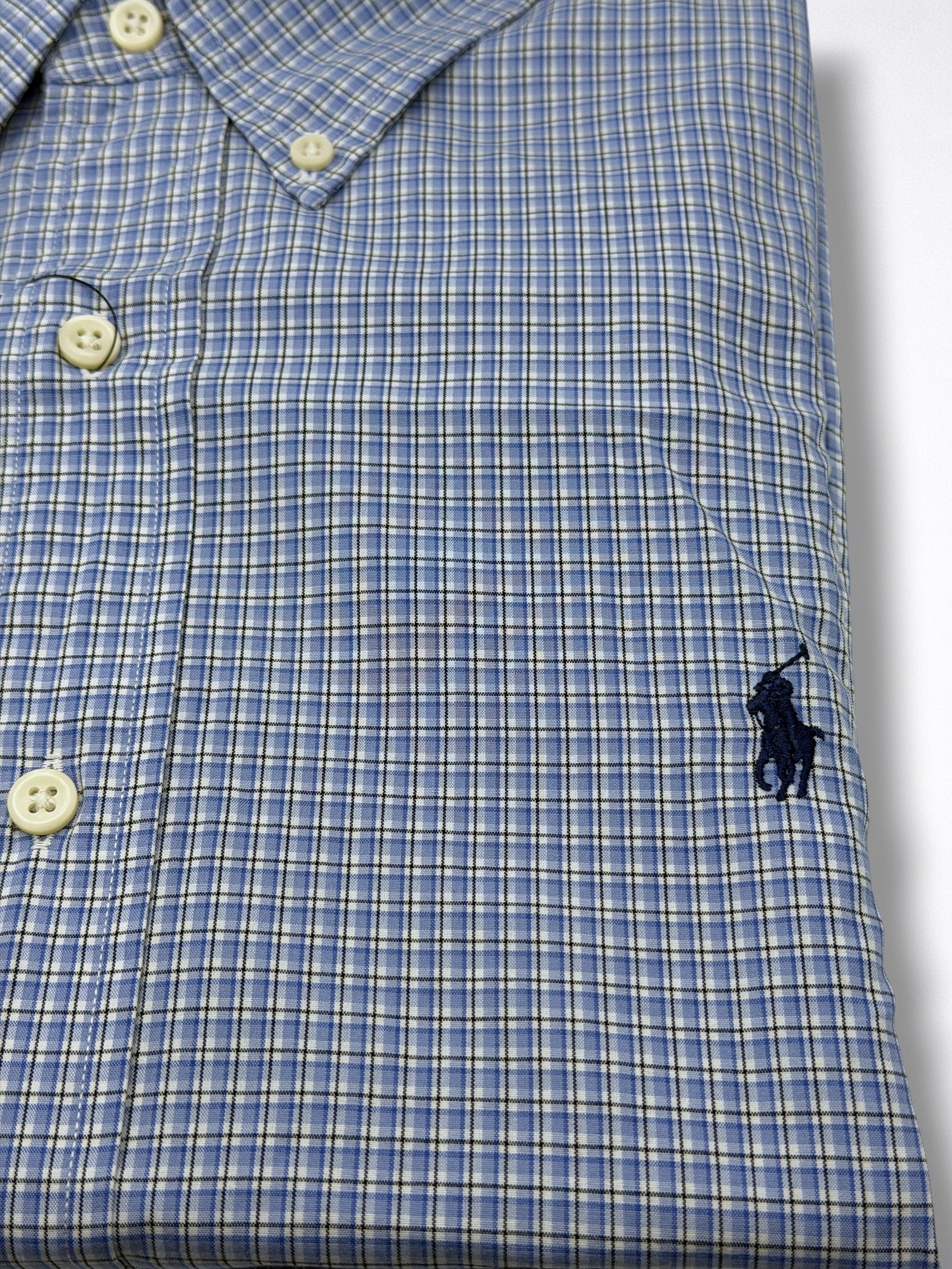 Camisa Polo Ralph Lauren Custom Fit Manga Larga Talla XXL