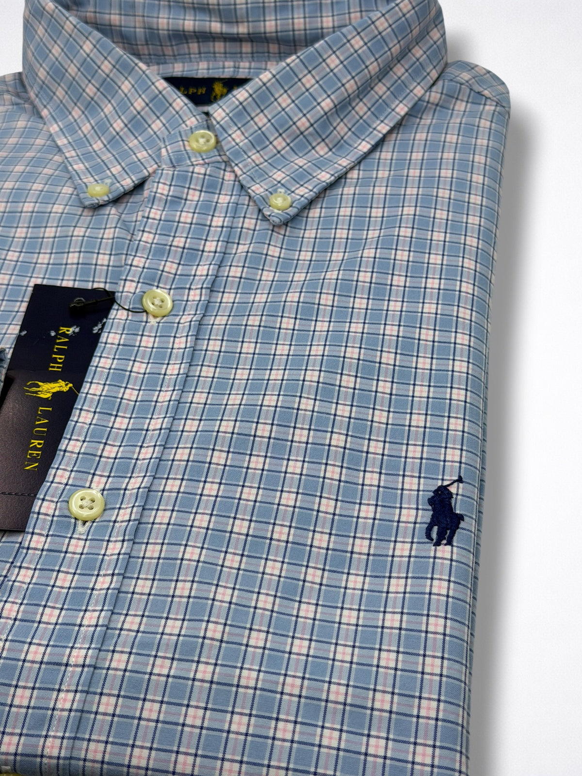 Camisa Polo Ralph Lauren Slim Fit Manga Larga Talla L, sirve para talla M