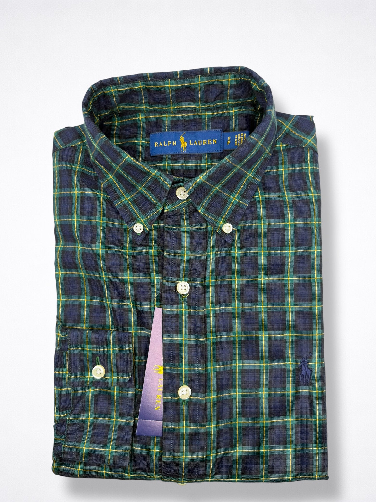 Camisa Polo Ralph Lauren Classic Fit Manga Larga Talla S