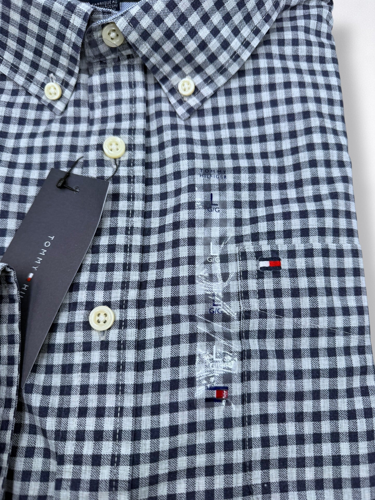 Camisa Tommy Hilfiger Classic Fit Manga Larga Talla L