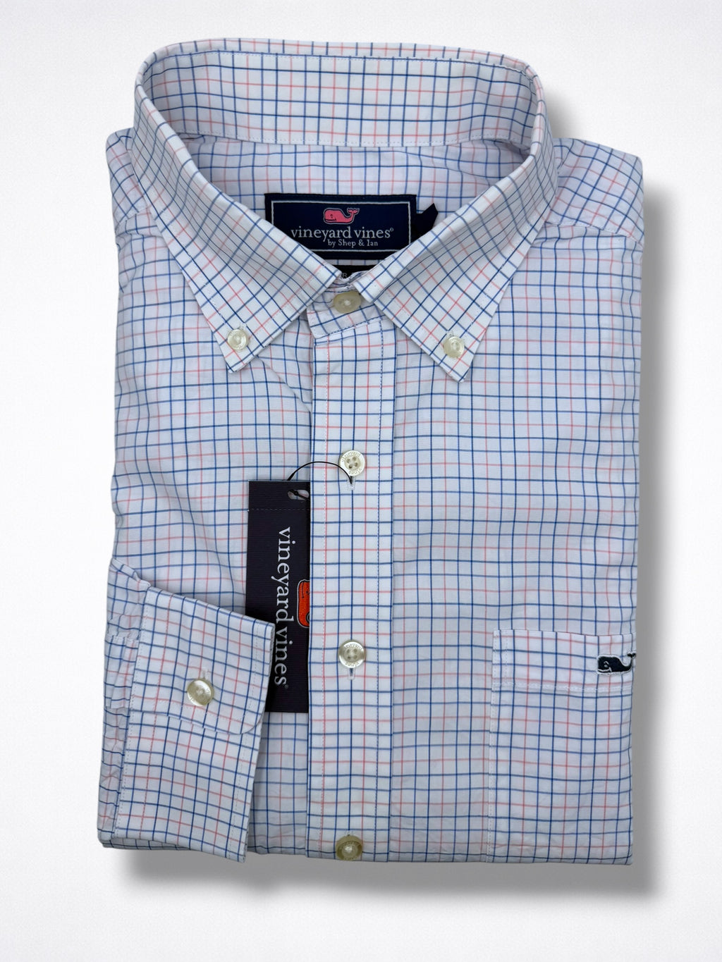 Camisa Vineyard Vines Classic Fit Manga Larga Talla L