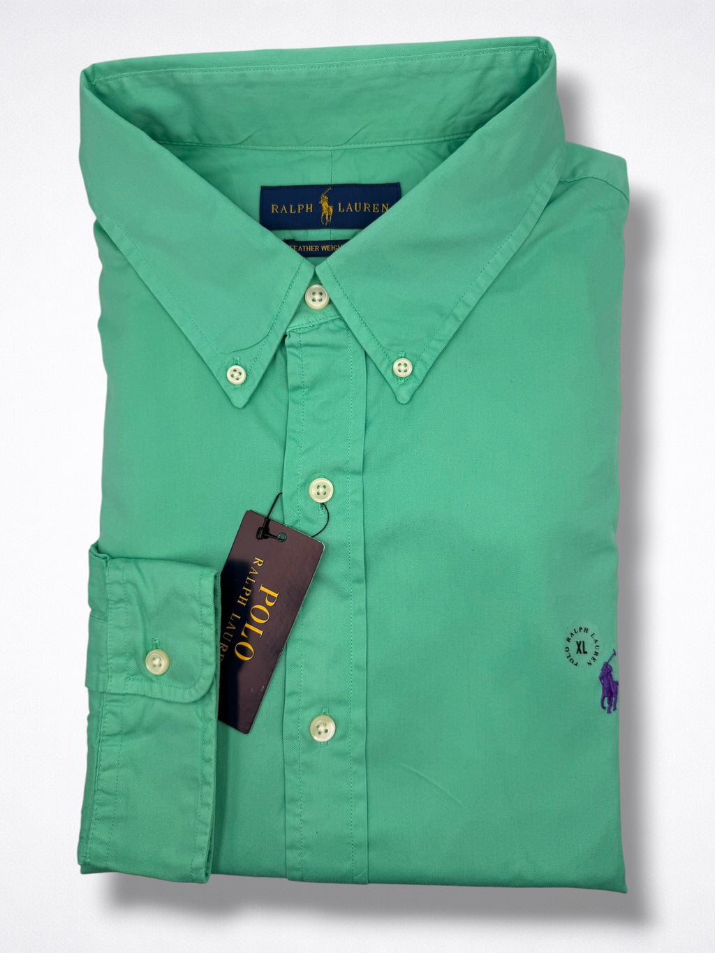 Camisa Polo Ralph Lauren Classic Fit Manga Larga Talla XL