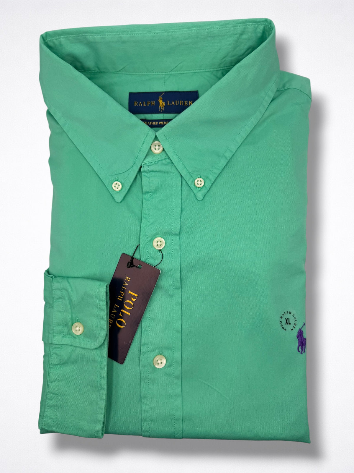 Camisa Polo Ralph Lauren Classic Fit Manga Larga Talla XL
