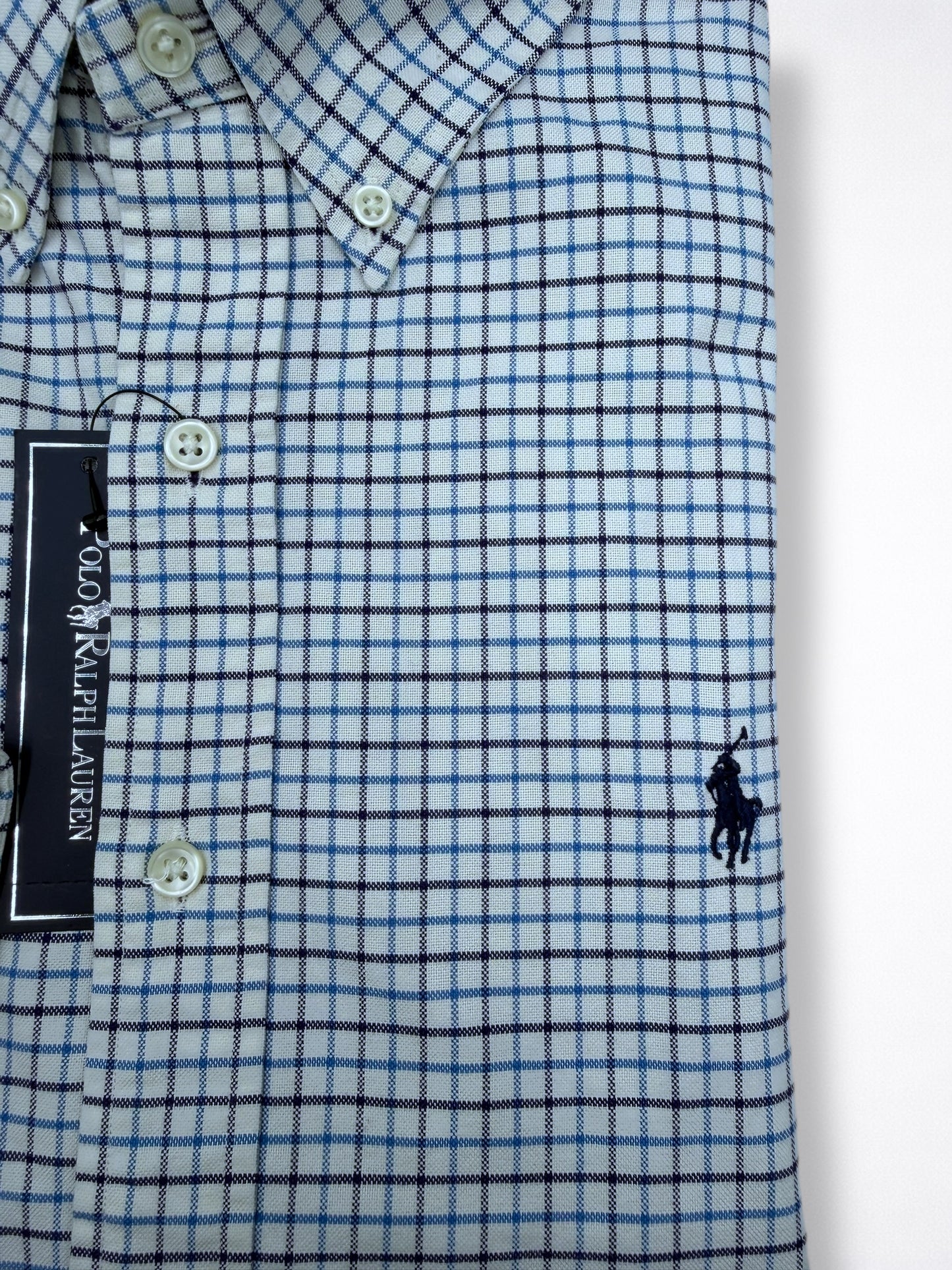Camisa Polo Ralph Lauren Custom Fit Manga Larga Talla M