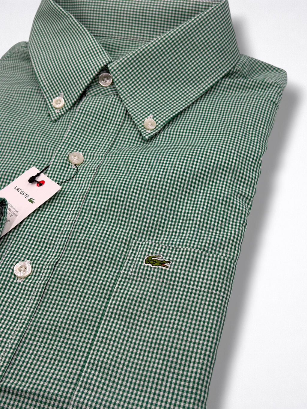 Camisa Lacoste Classic Fit Manga Larga Talla S