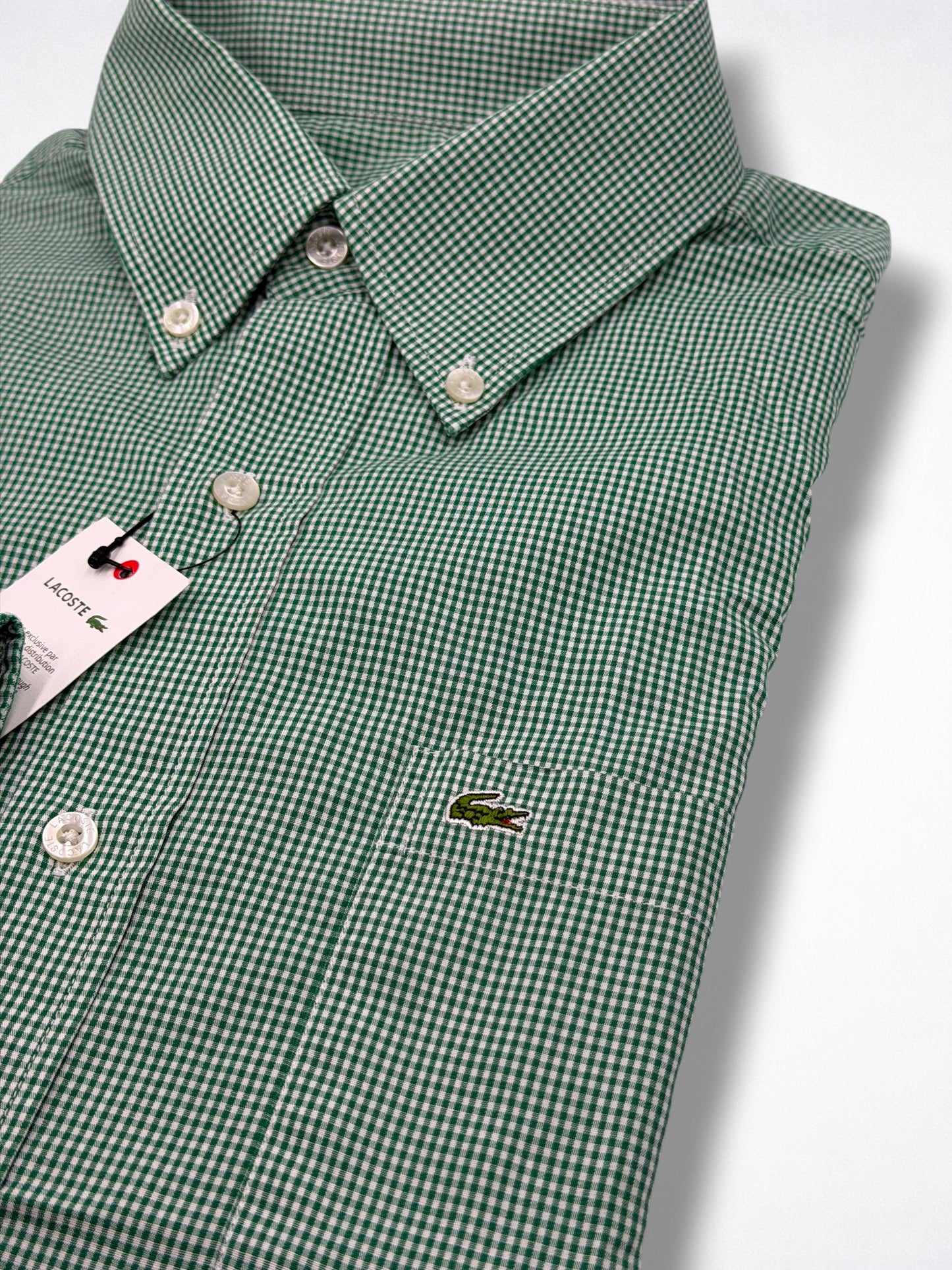 Camisa Lacoste Classic Fit Manga Larga Talla S