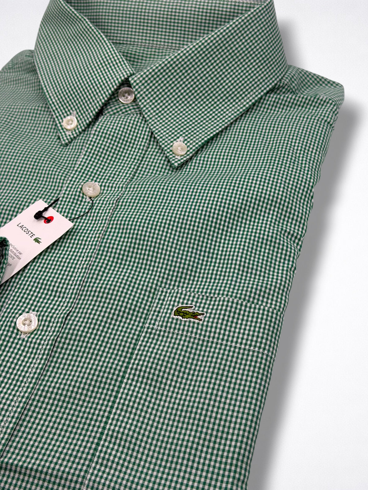 Camisa Lacoste Classic Fit Manga Larga Talla S