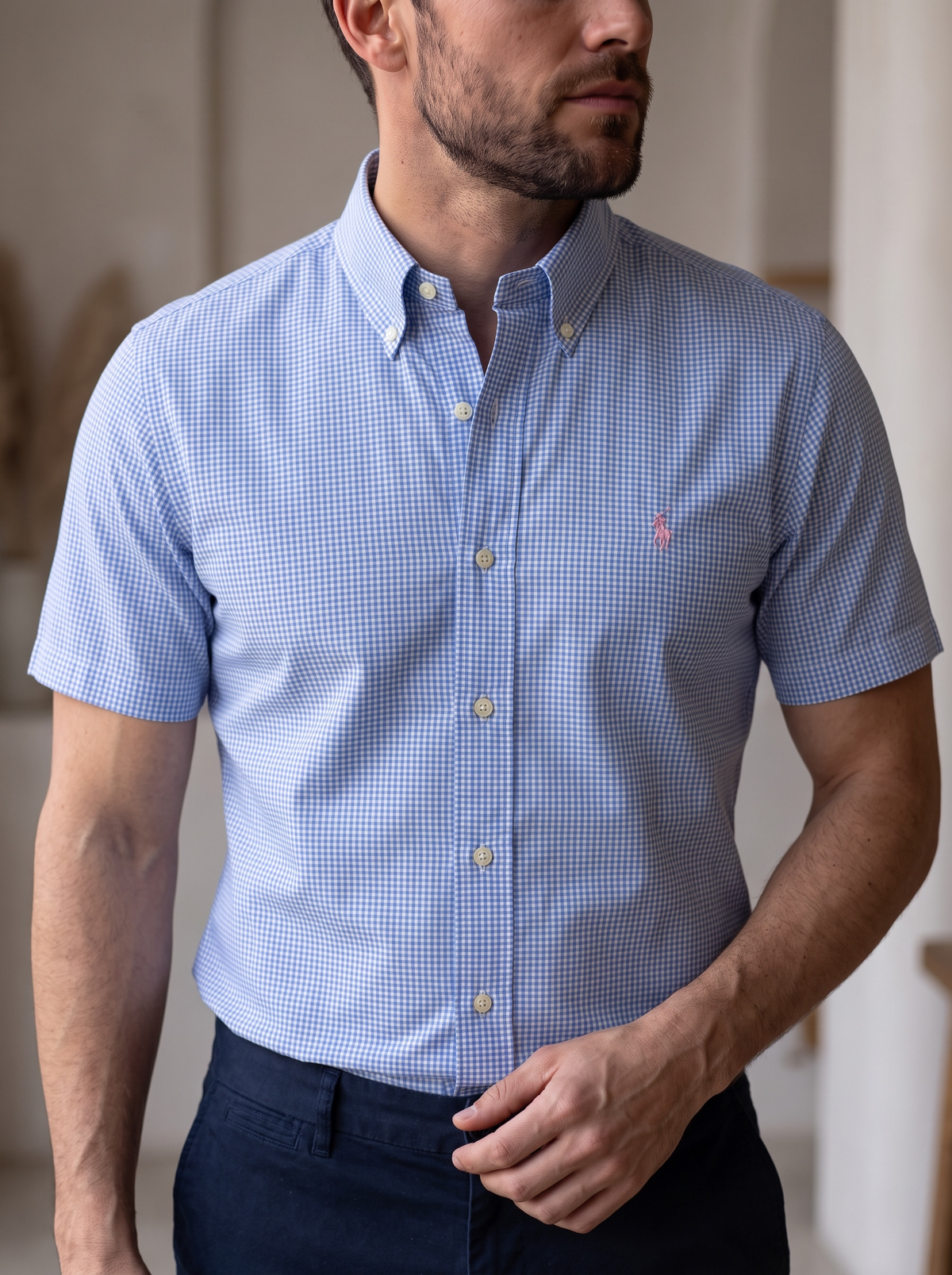 Camisa Polo Ralph Lauren Classic Fit manga corta talla L