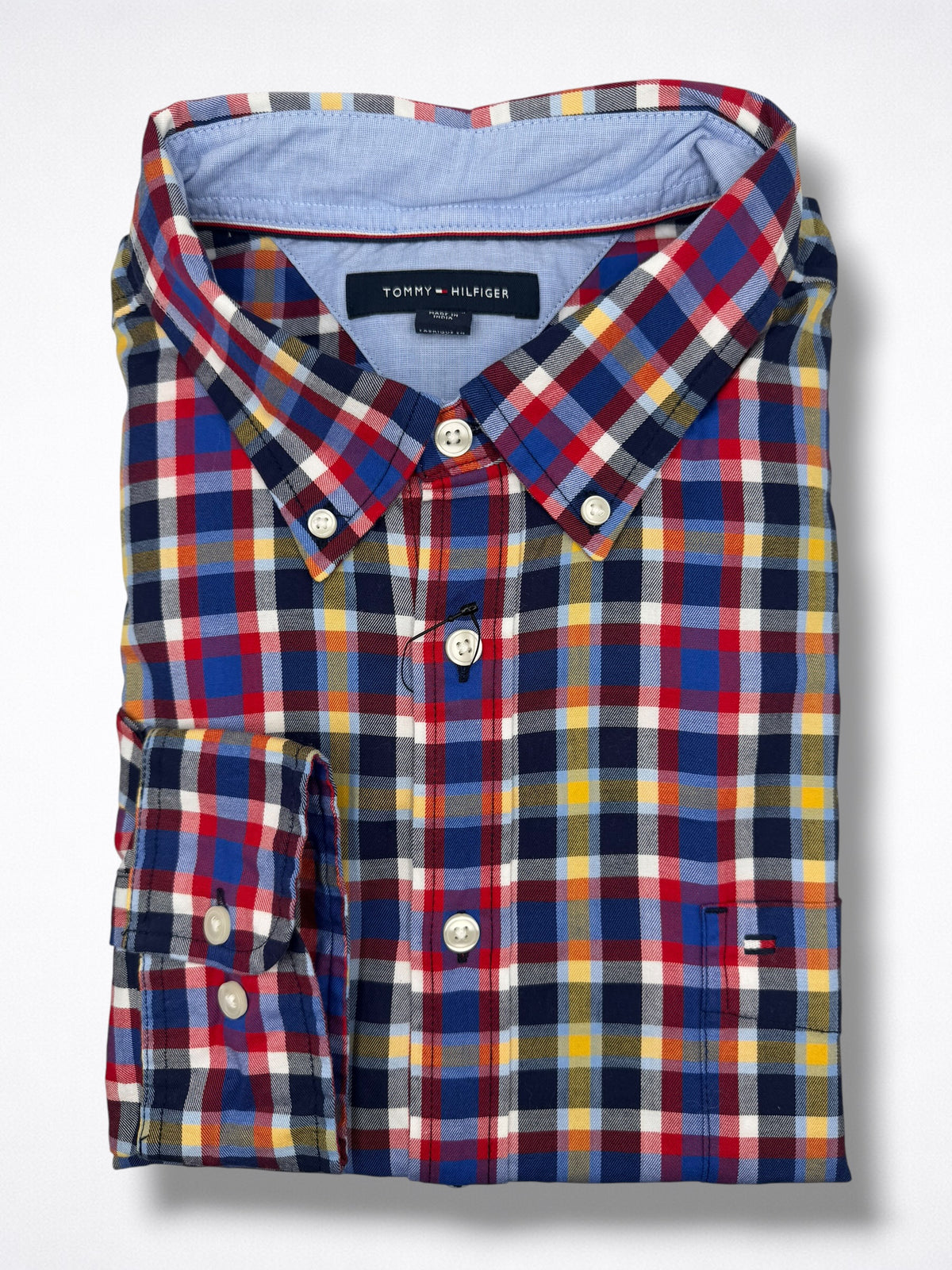 Camisa Tommy Hilfiger Classic Fit Manga Larga Talla XXL
